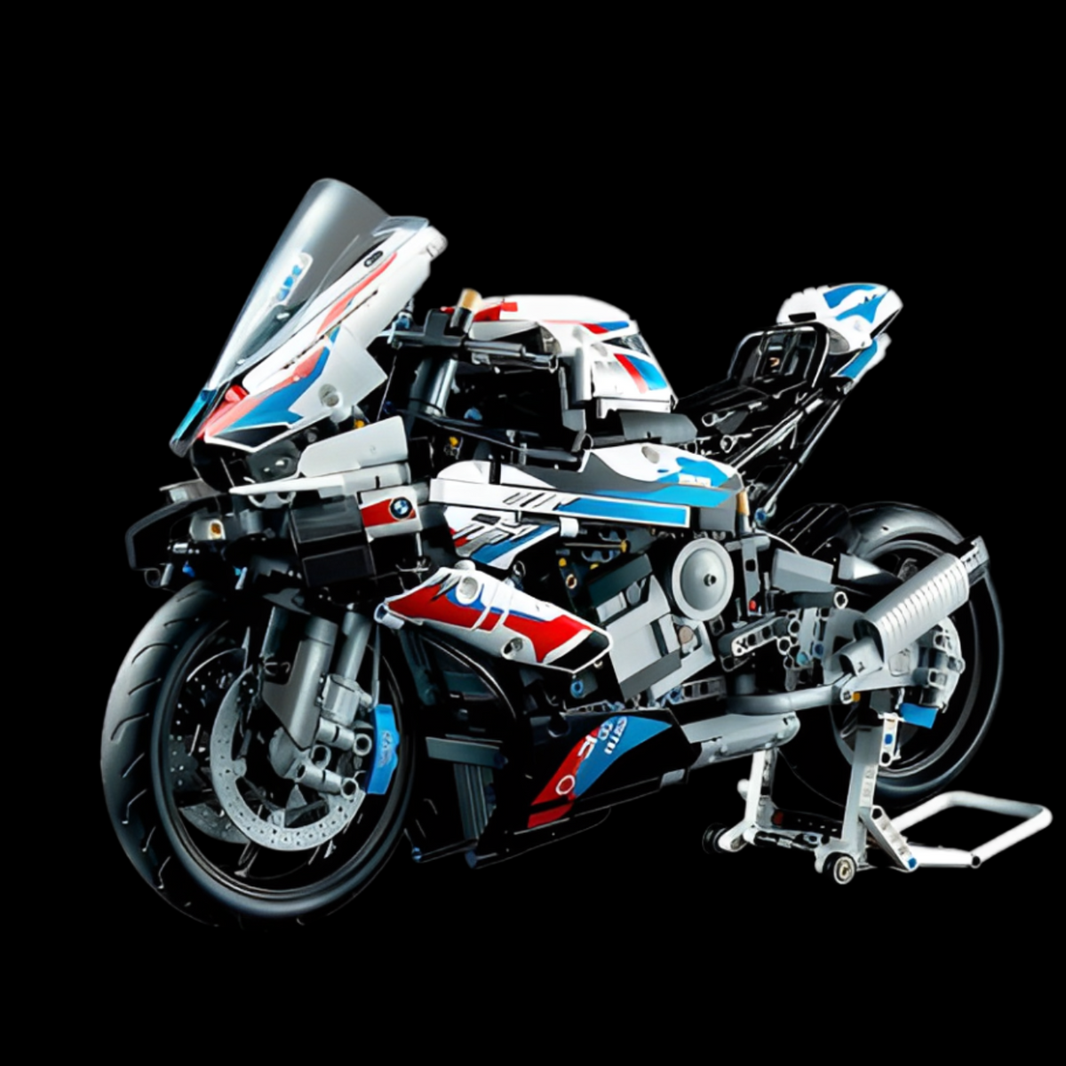 BMW M 1000 RR de 45 centímetros de comprimento e 27 cm de altura (1920 peças)