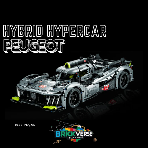Peugeot 9x8 LeMan Hybrid Hypercar (1775 peças)