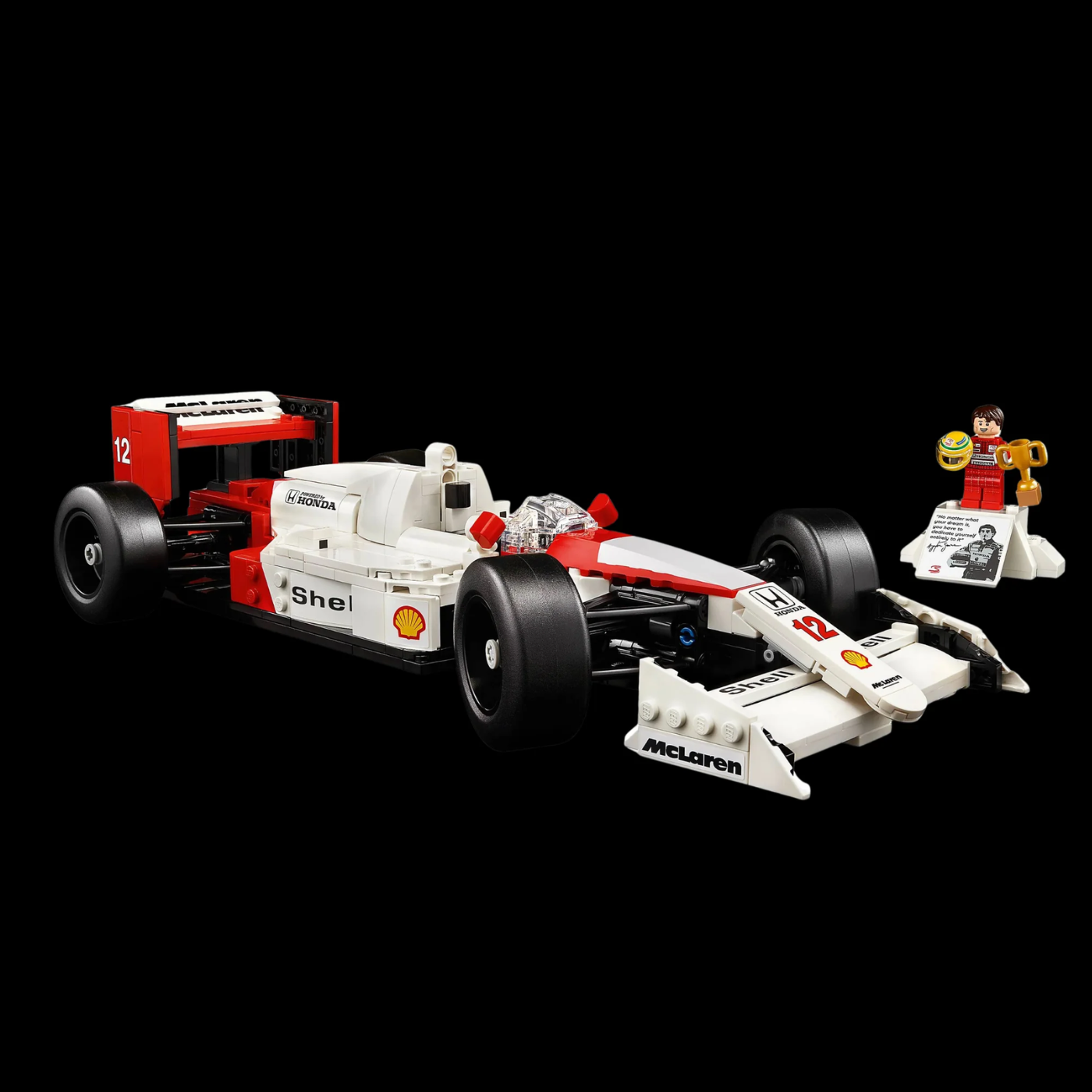 Fórmula 1 - McLaren MP4/4 + Ayrton Senna (693 pçs)