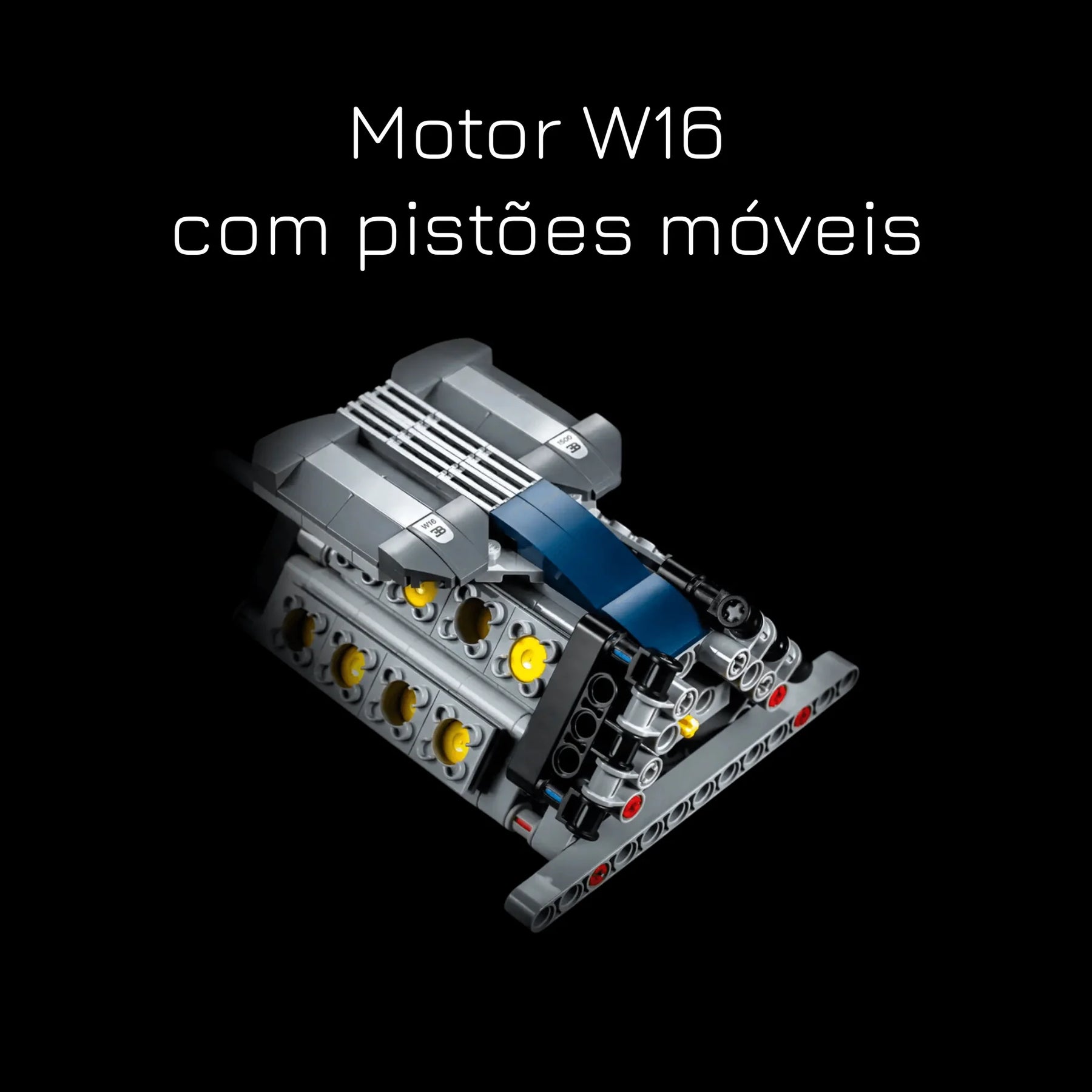 Bugatti Chiron (3599 peças)