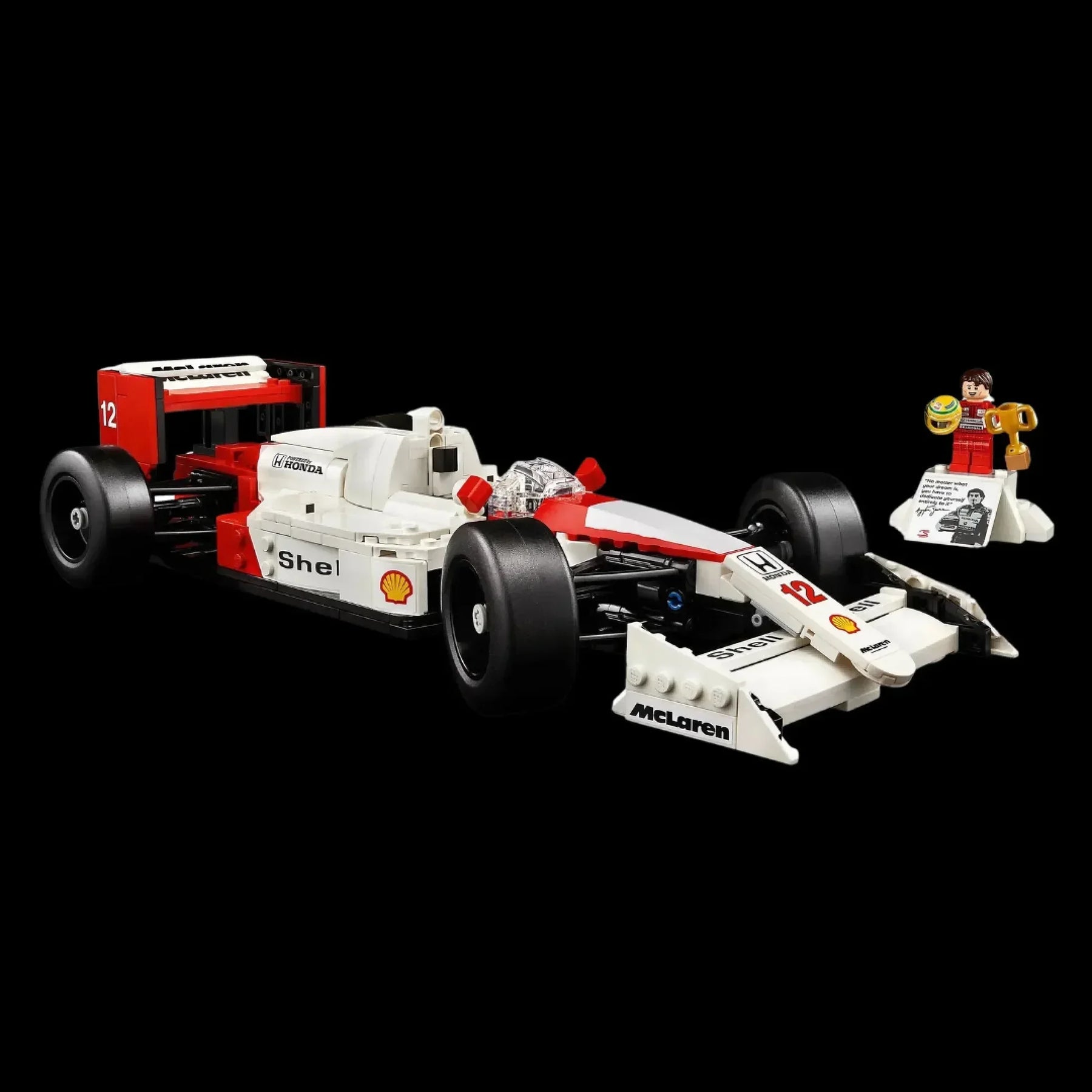 Fórmula 1 - McLaren MP4/4 + Ayrton Senna (693 pçs)