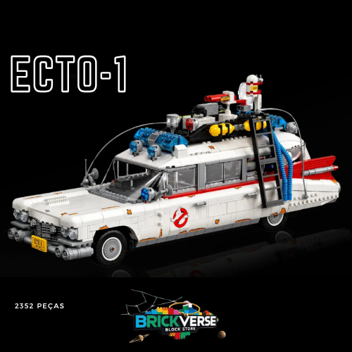 Cadillac ECTO-1 dos Caça-Fantasmas (2352 peças)